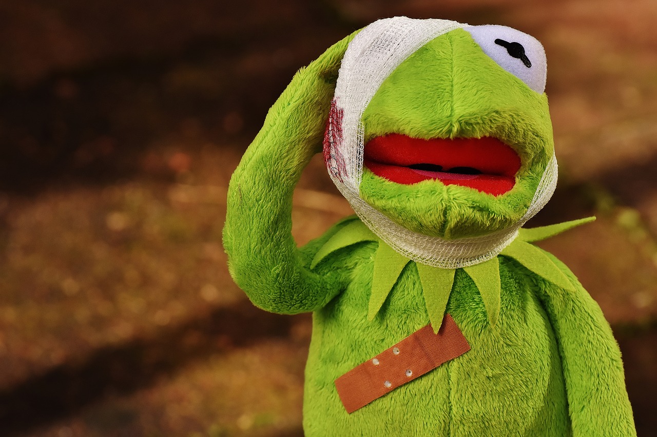 Image - kermit first aid injured