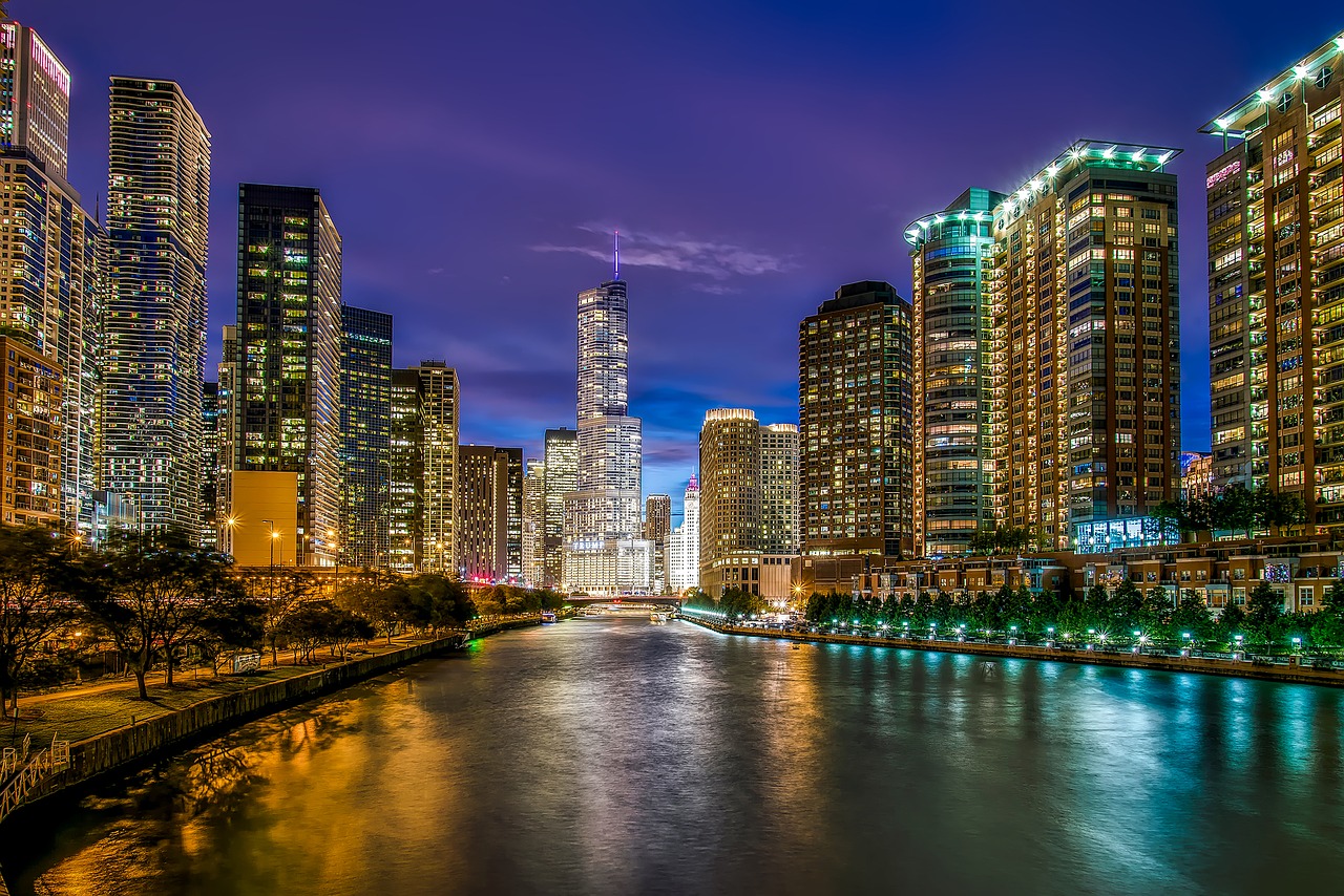 Image - chicago illinois river water