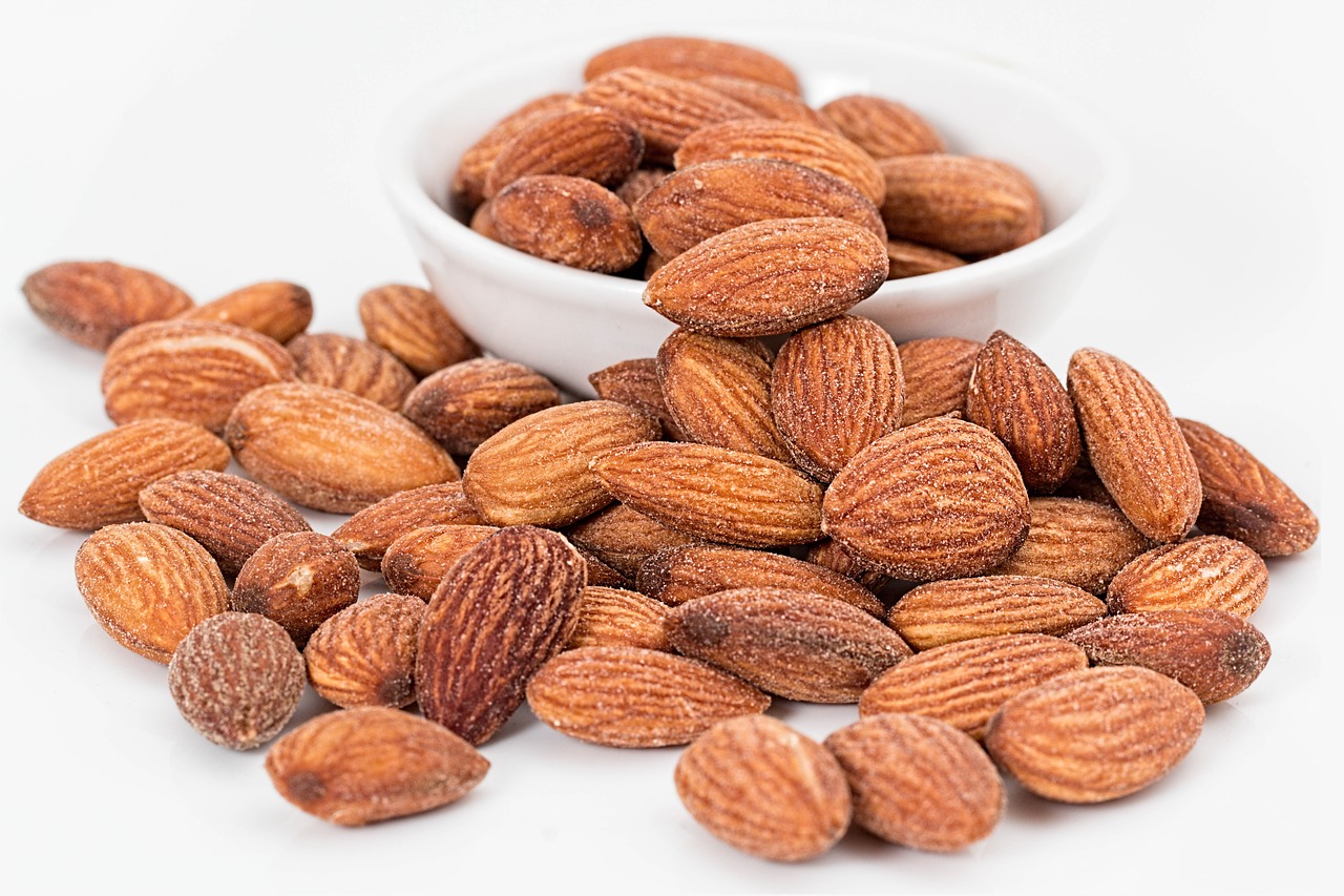 Image - almonds nuts roasted salted