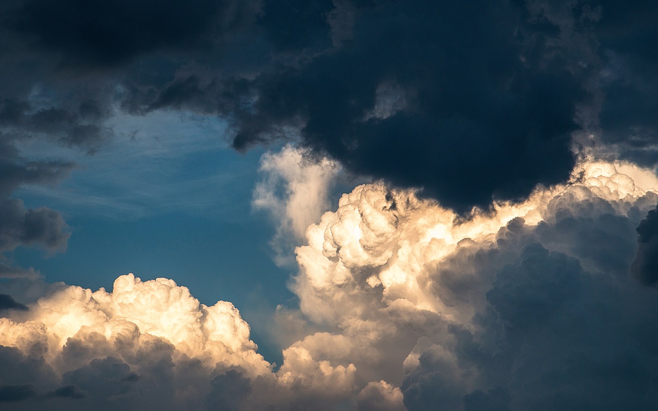 Image - the clouds blue sky nature storm