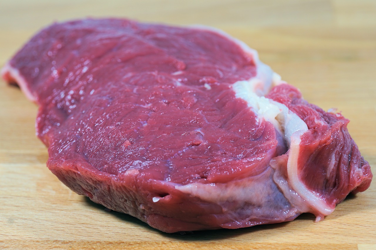 Image - meat raw food piece of meat beef