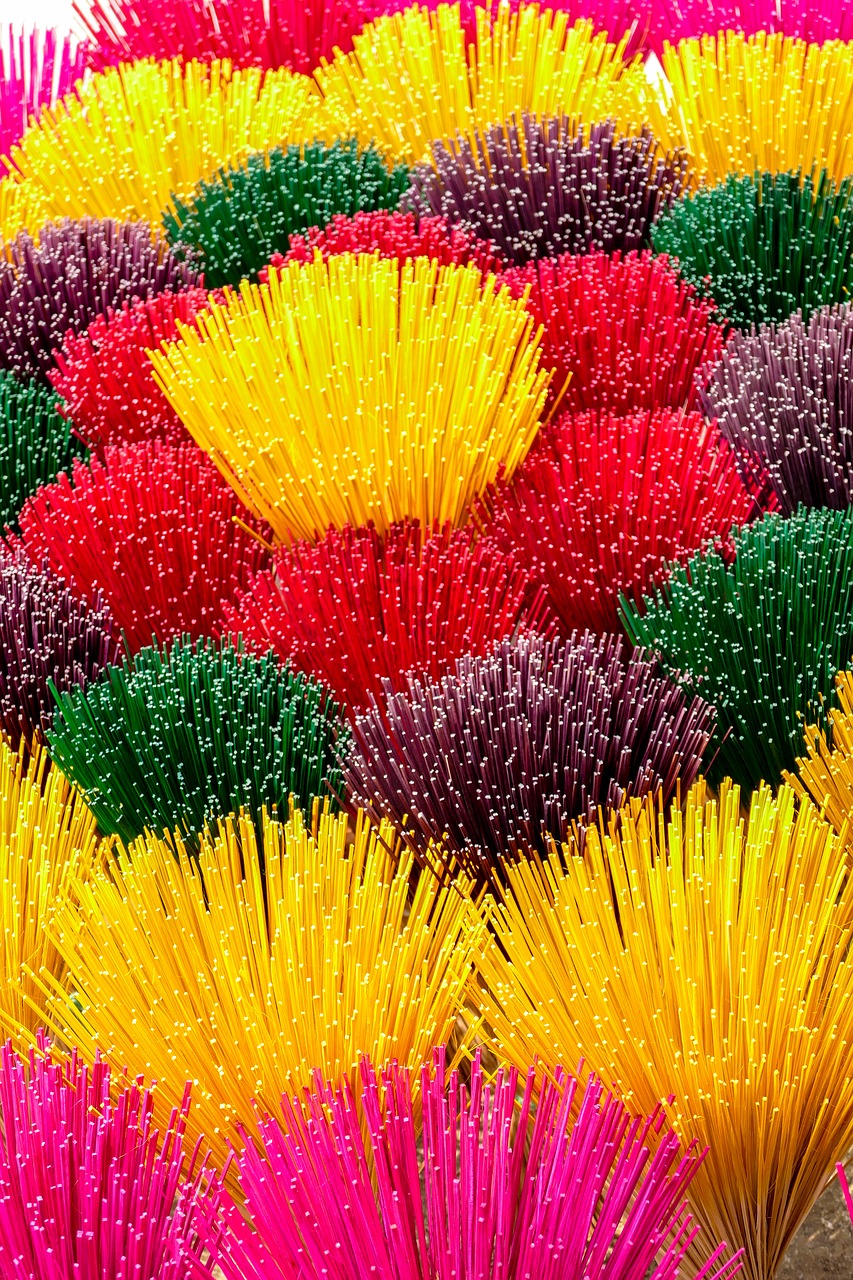 Image - vietnam incense colorful