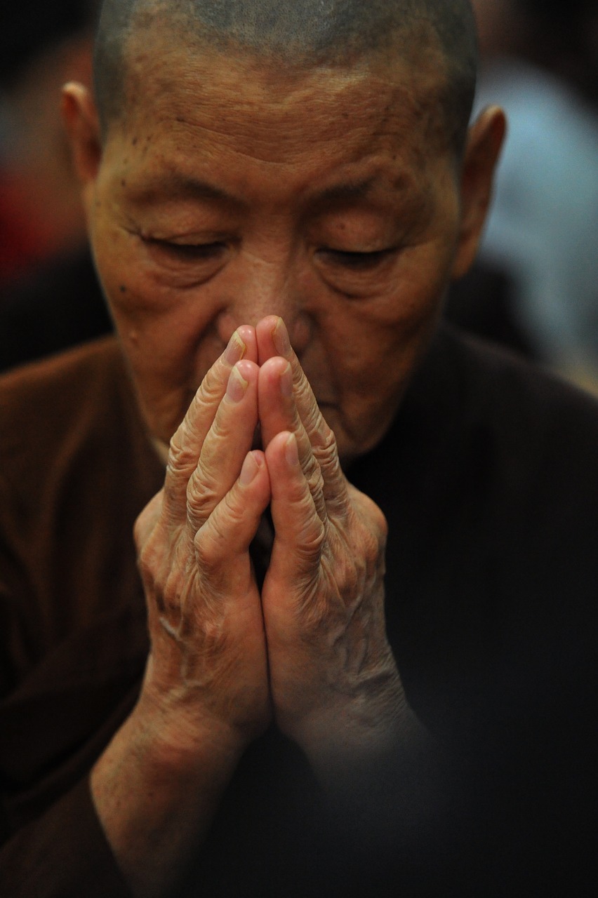 Image - theravada buddhism nun old aging