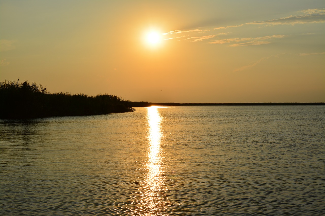 Image - sunset delta danube beauty sun