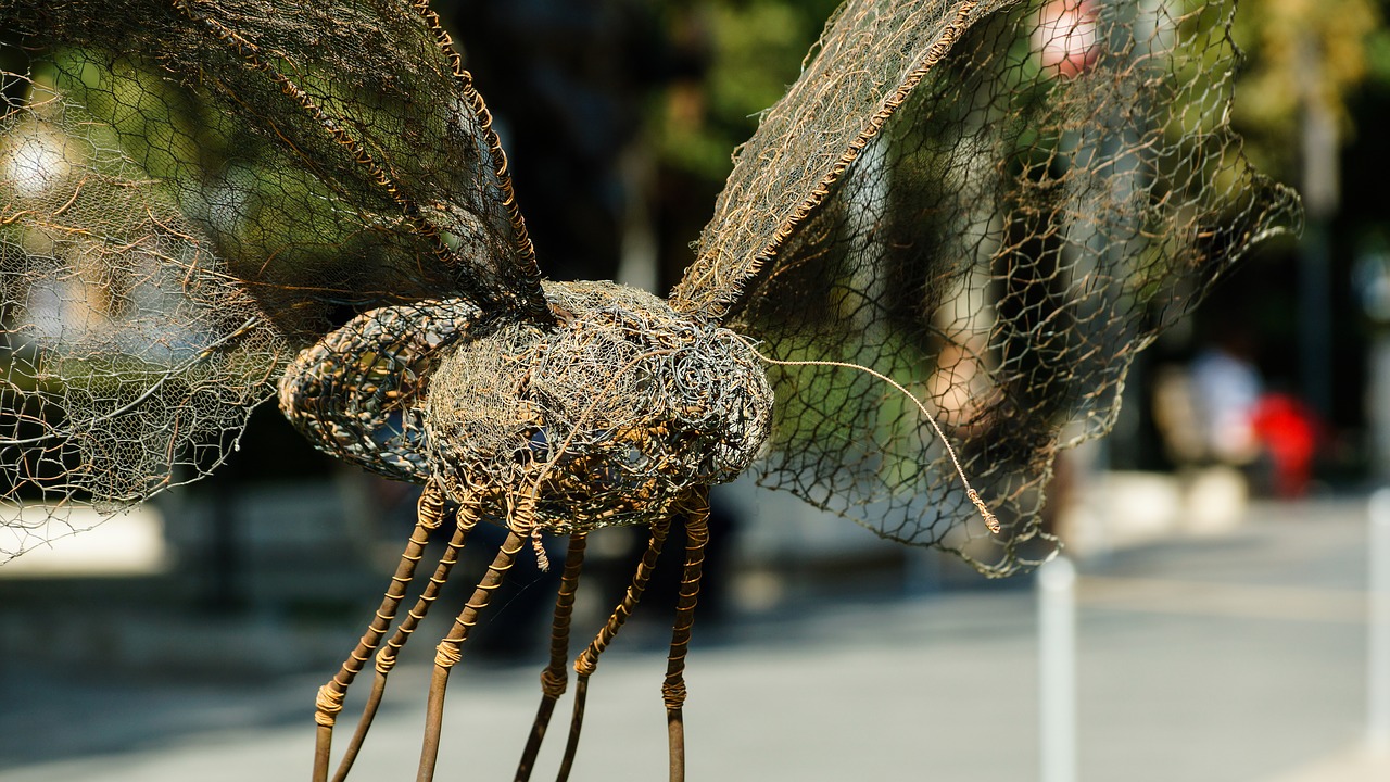 Image - sculpture insect butterfly art