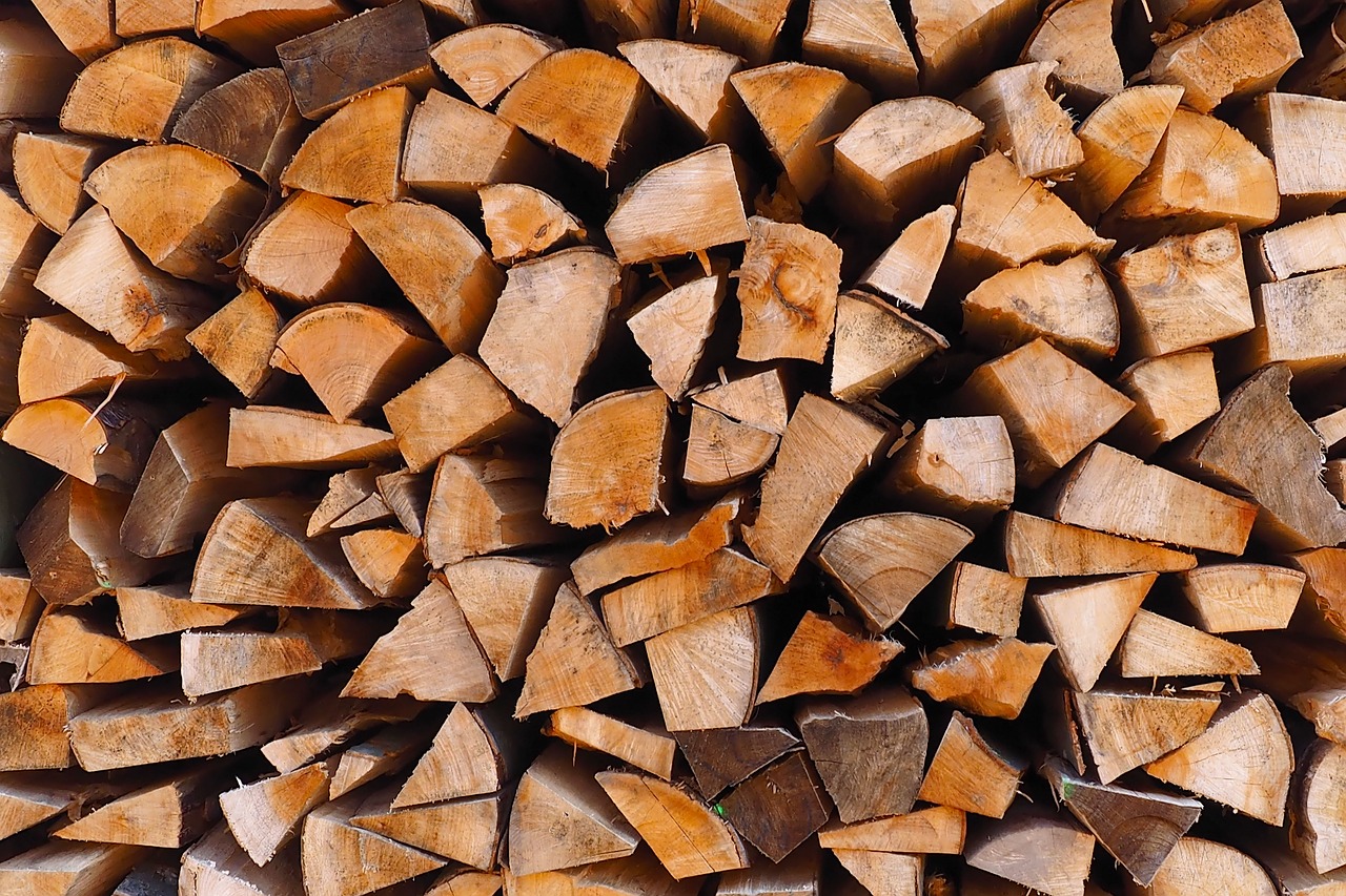 Image - wood logs wood pile heating sawn