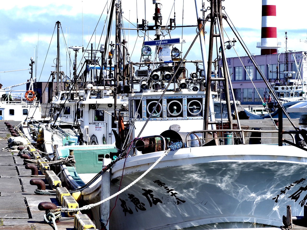 Image - fishing boat fishing port hokkaido