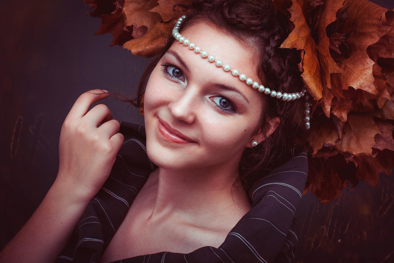 Image - autumn leafes colorful bleter beads