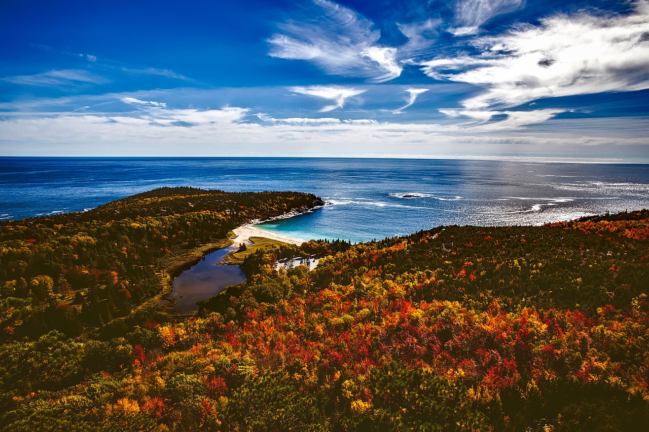 Image - bar harbor maine fall autumn