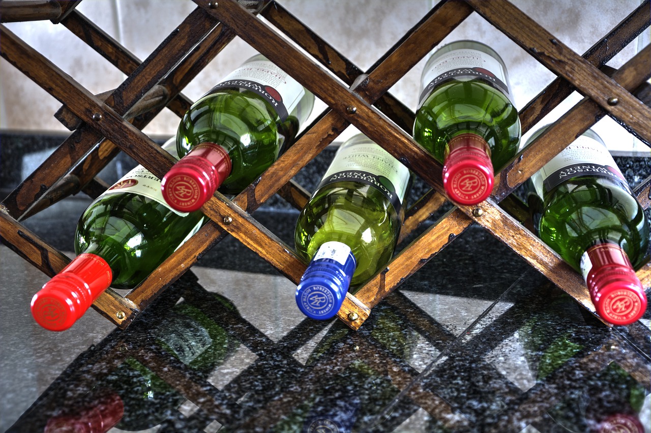 Image - wine rack wine bottles lifestyle