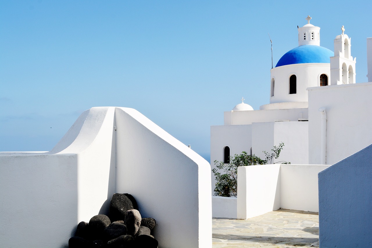 Image - santorini greece white houses oia