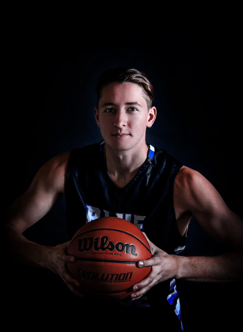 Image - senior basketball portrait