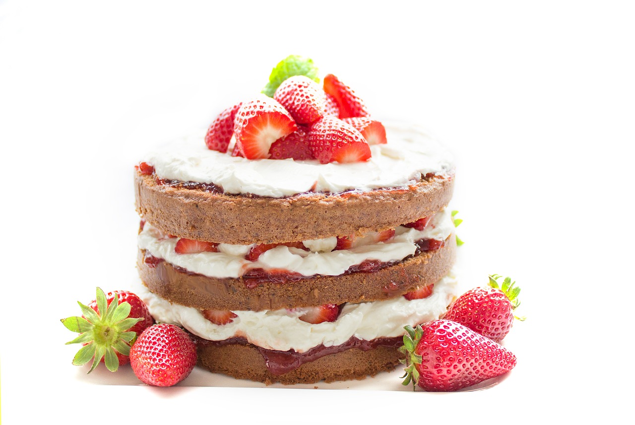 Image - cake bake chocolate strawberry