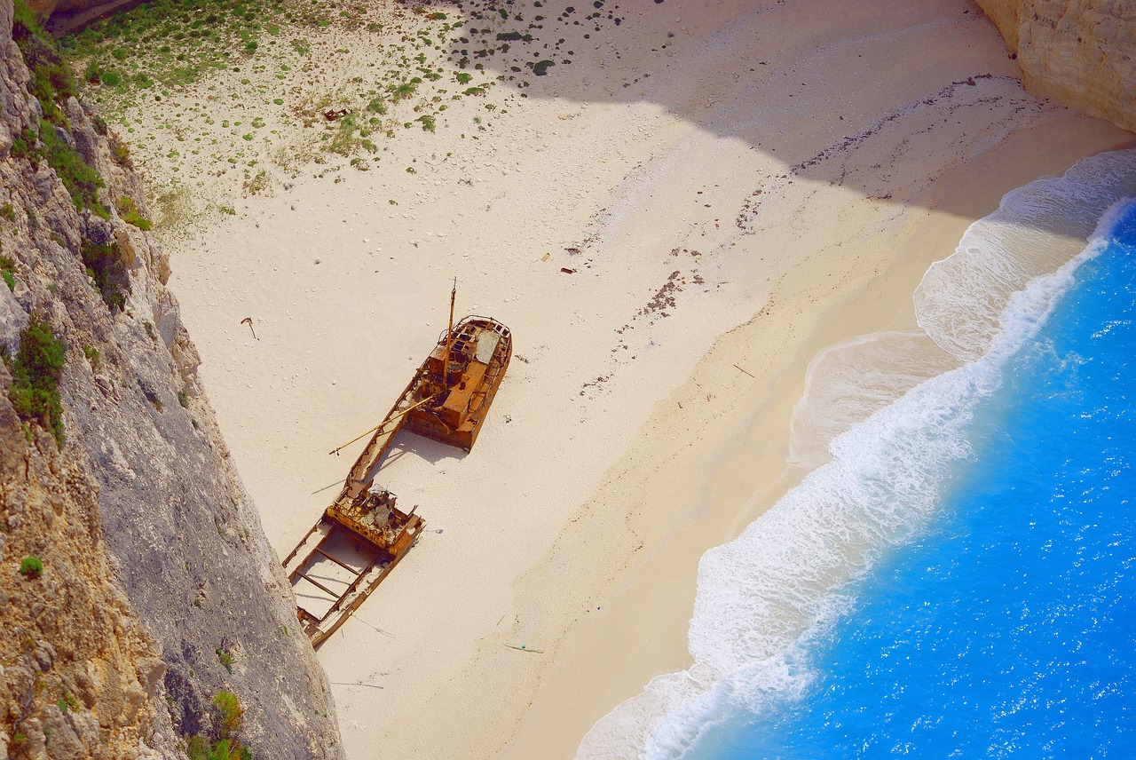 Image - cove beach navagio bay rock