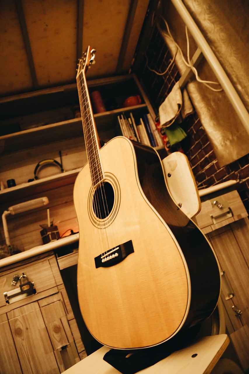 Image - guitar dorm room warm sound