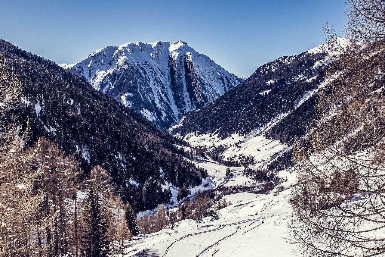 Image - mountains snow switzerland clouds