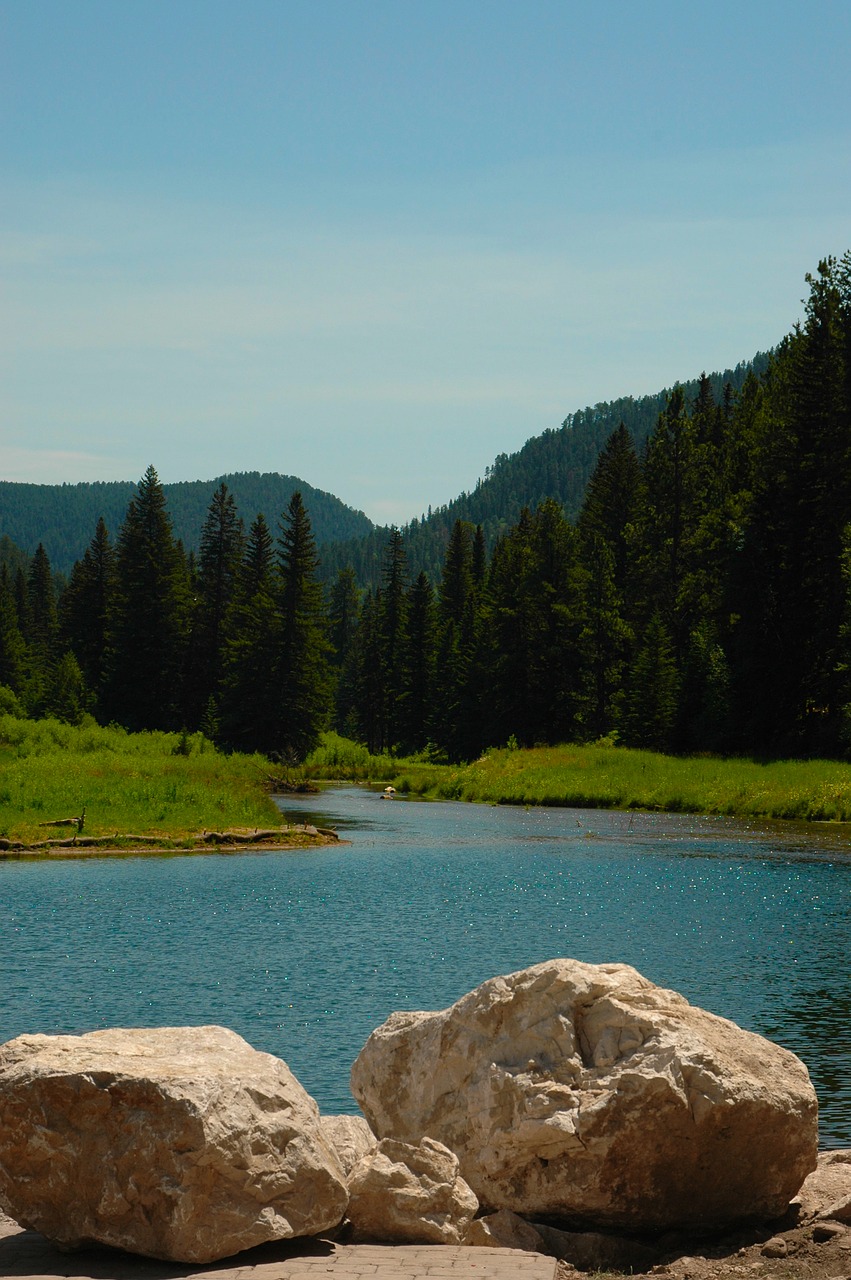 Image - big sky river south dakota sky big