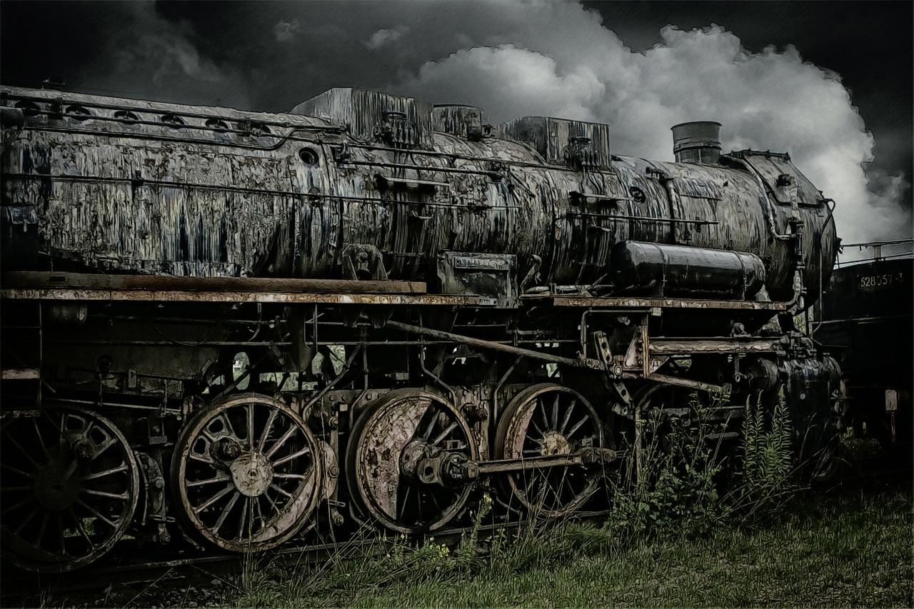 Image - loco steam locomotive train railway