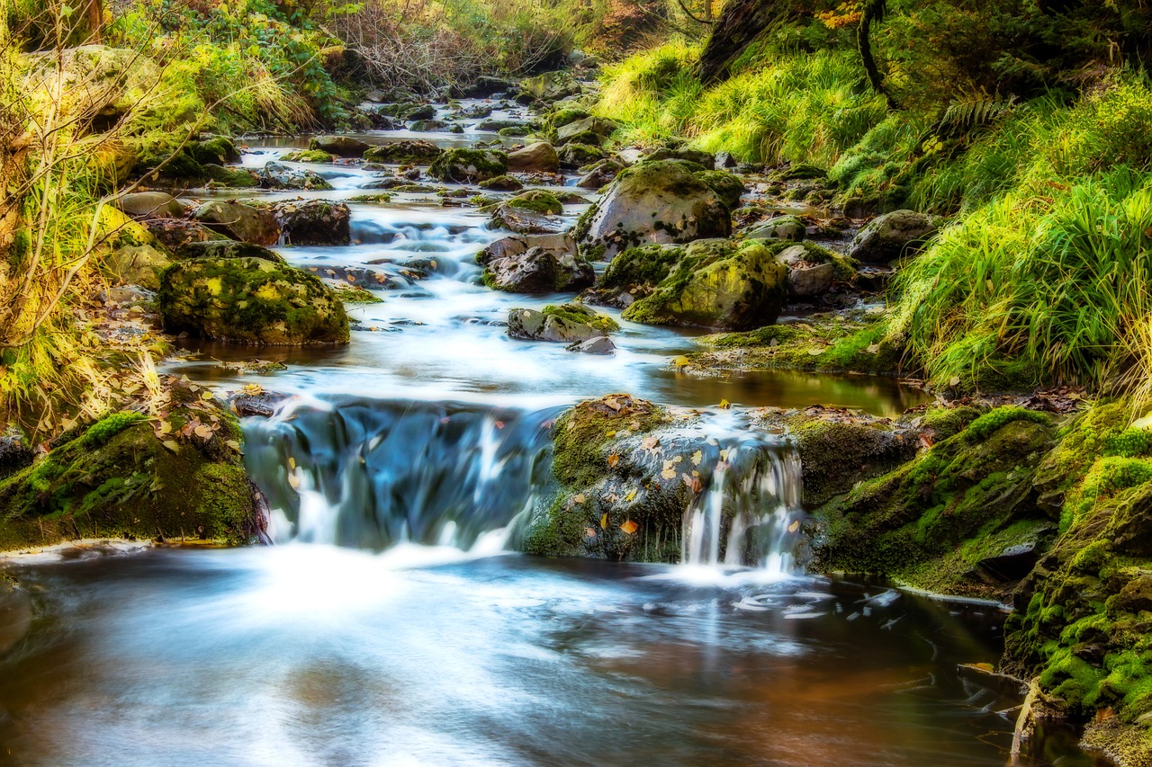 Image - river water flow waters bubble