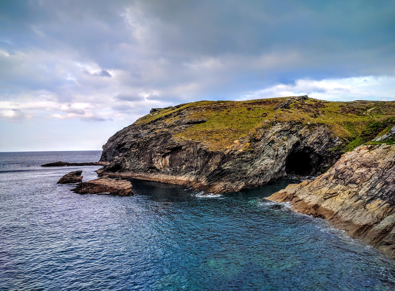 Image - coast cove cornwall sea seascape