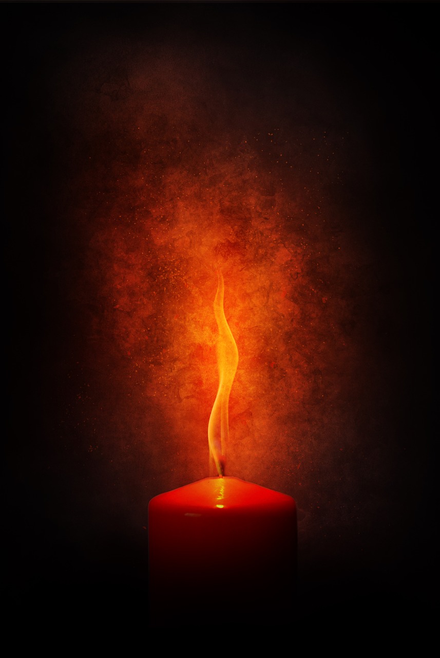 Image - fire flame candle burn love blaze