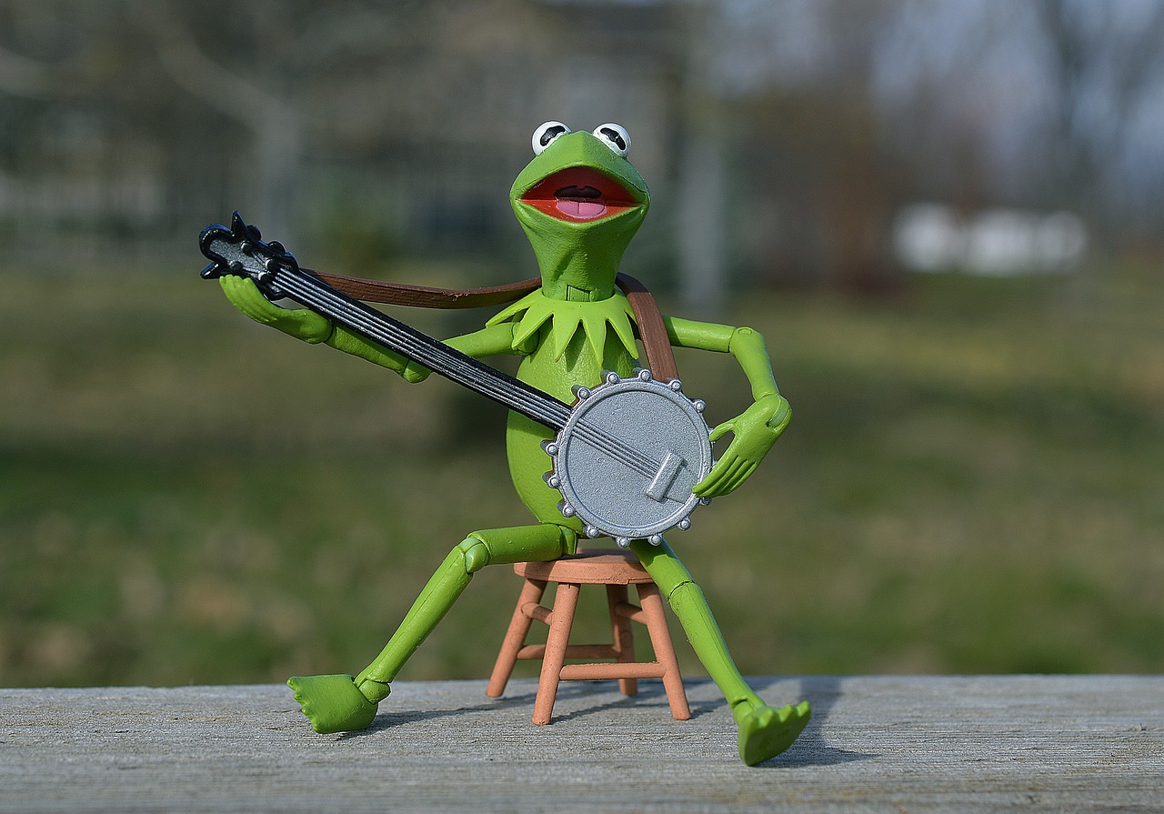 Image - kermit frog muppet puppet toy