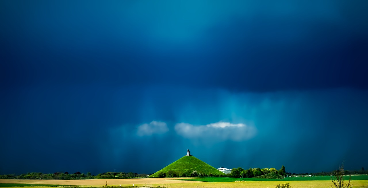 Image - belgium landscape scenic hill sky