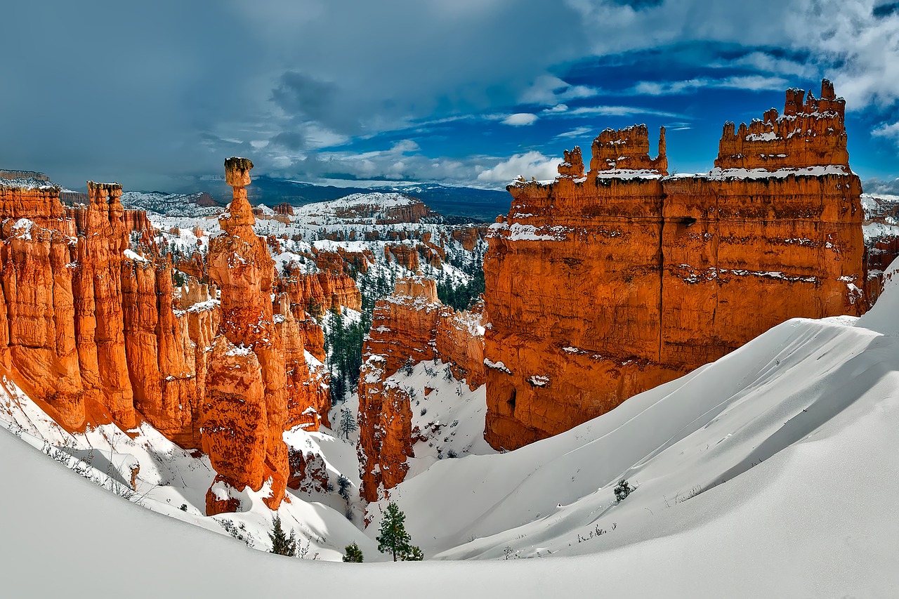 Image - bryce canyon utah winter snow