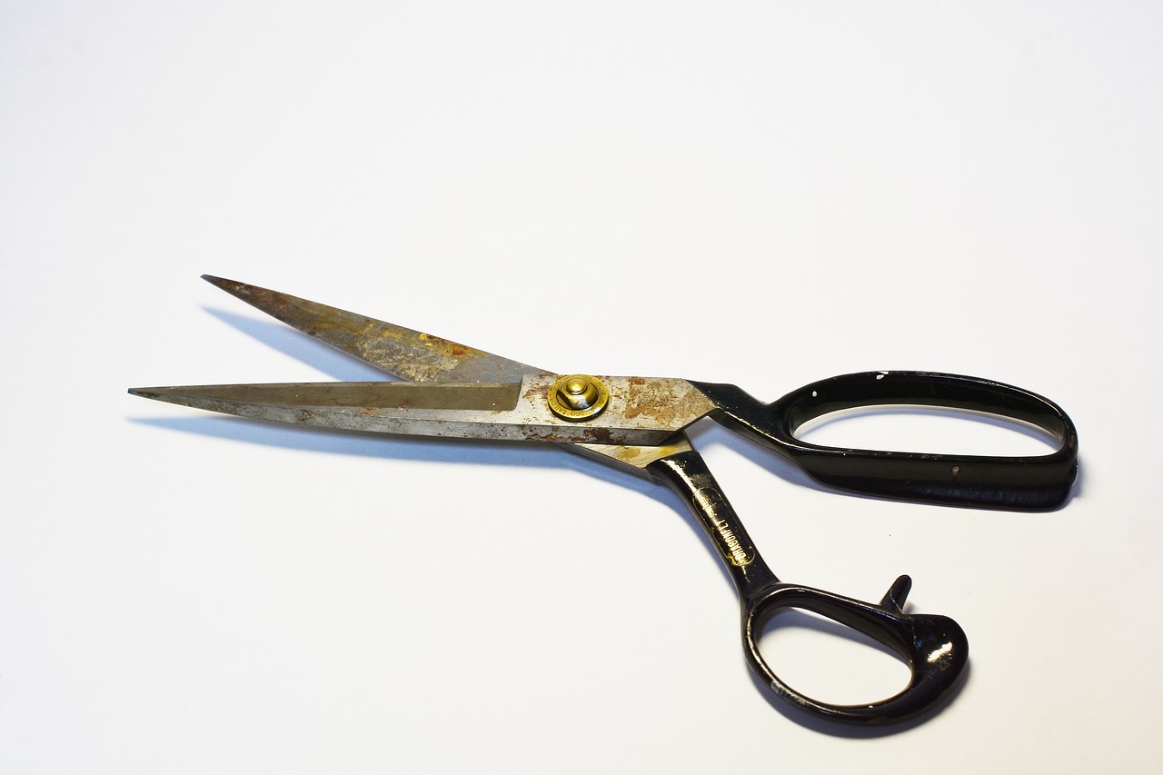 Image - scissors tool old cutting incision