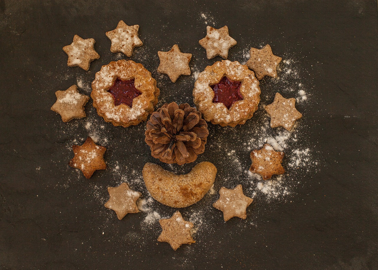 Image - heart star cookie cookies