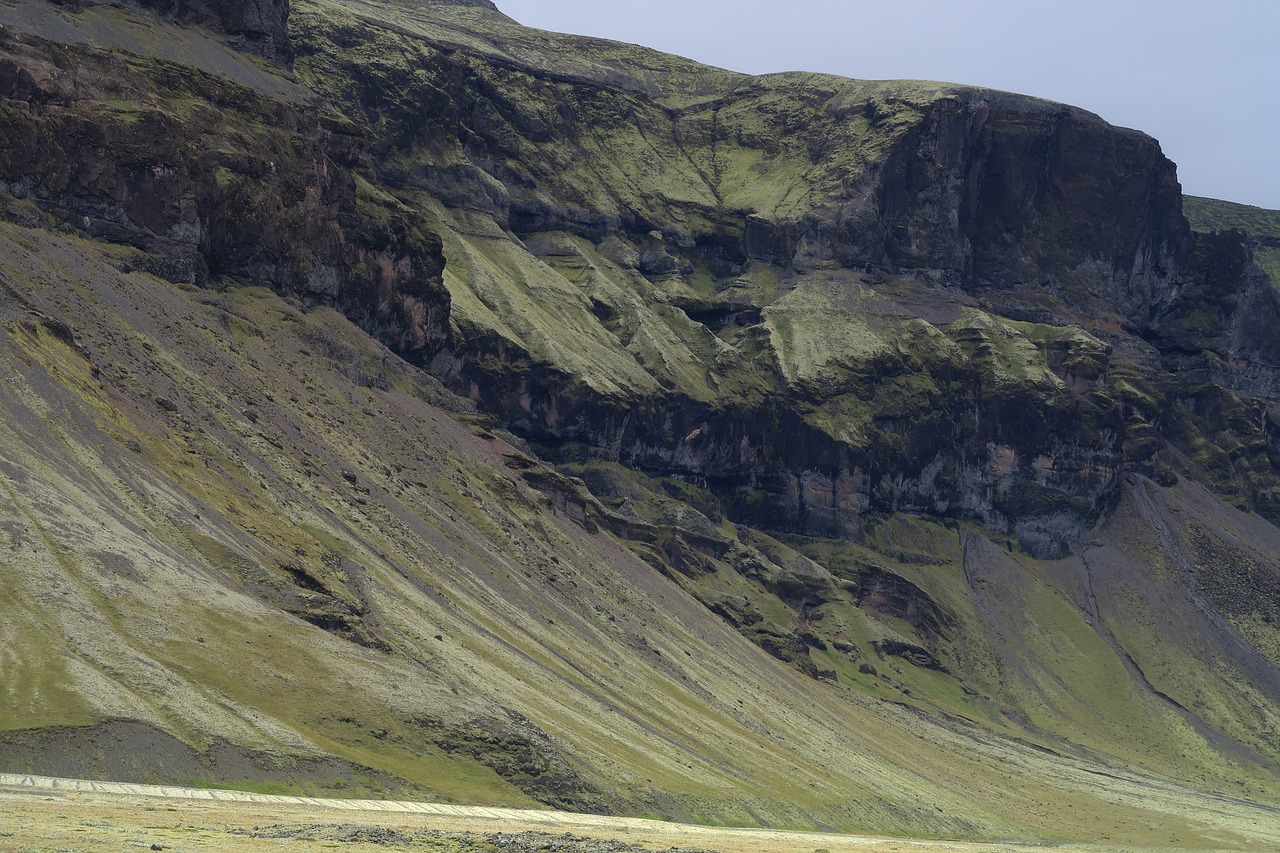 Image - iceland green mountain volcanic