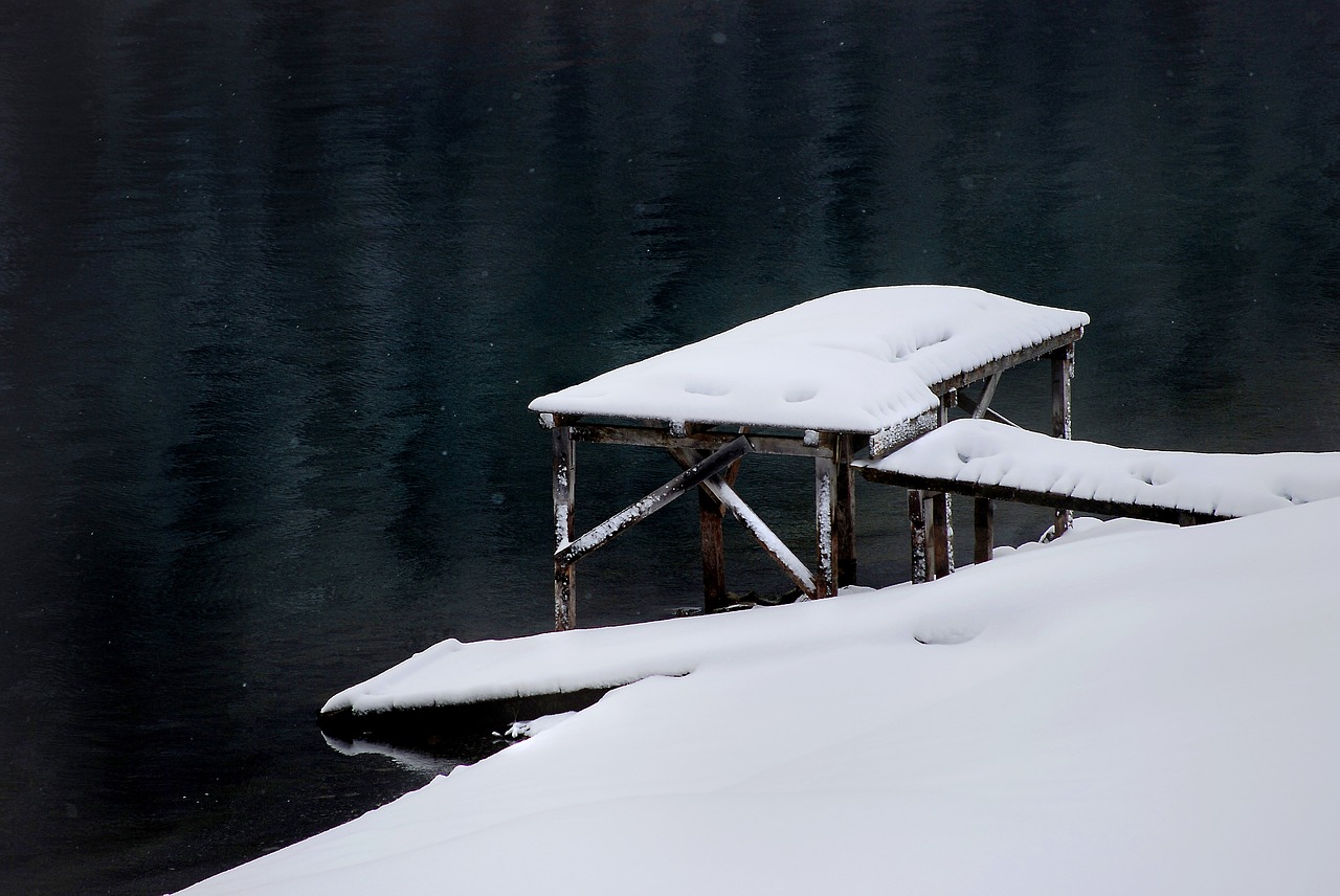 Image - winter snow lake web landscape