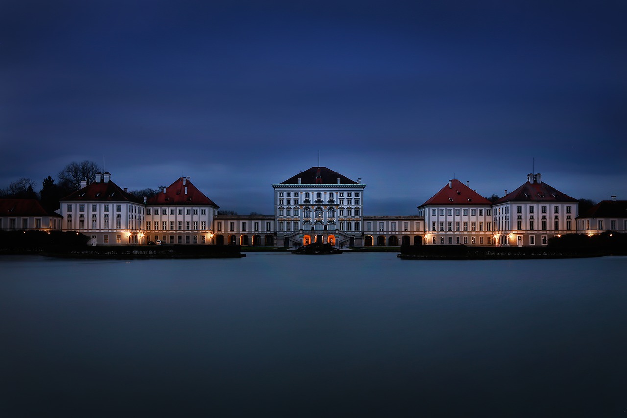 Image - munich nymphenburg palace blue hour