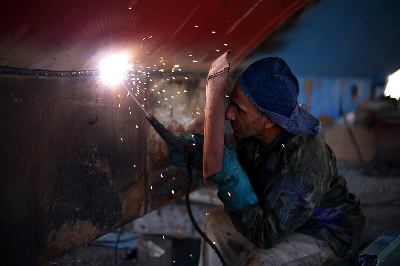 Image - weld welding welder work mask