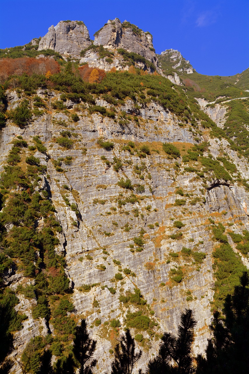 Image - wall rock mountain rocky ravine