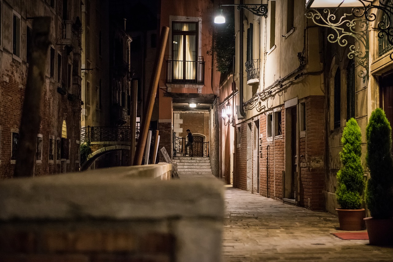 Image - italy venice channel night