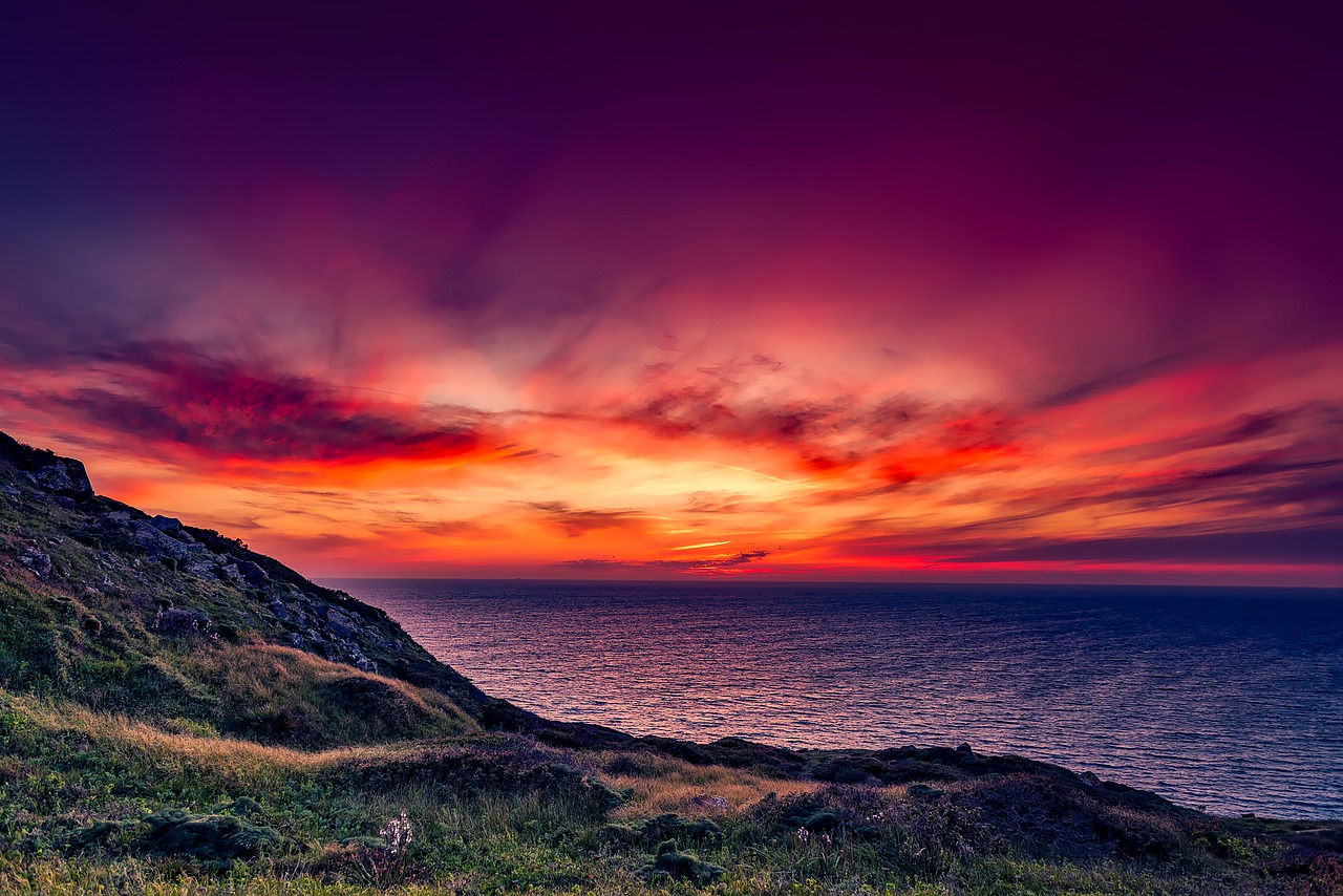 Image - italy sunset dusk colorful sky