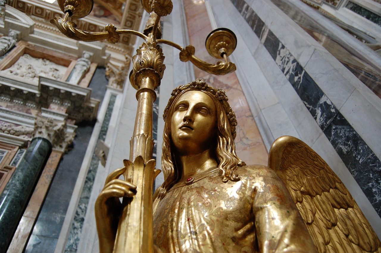 Image - rome angel church statue italy