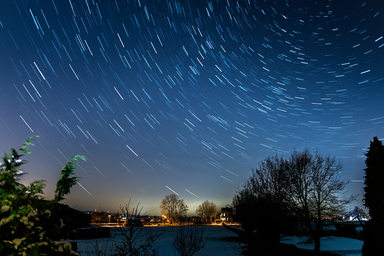 Image - startrails long exposure star night