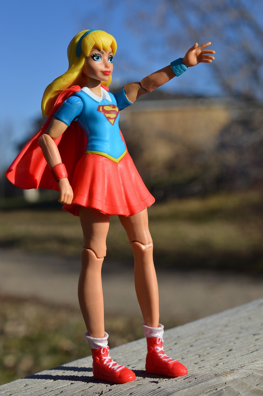 Image - supergirl superhero action figure