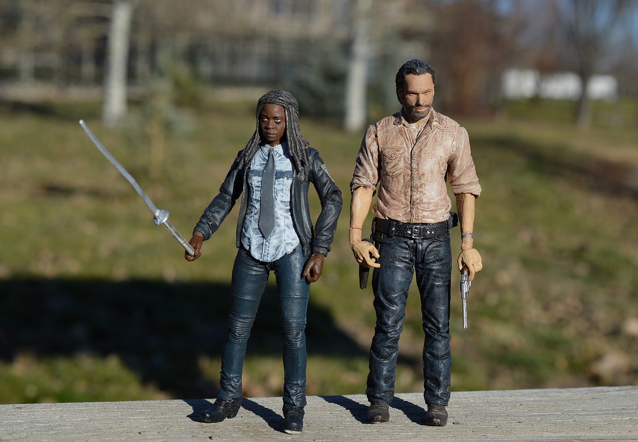 Image - walking dead rick grimes michonne