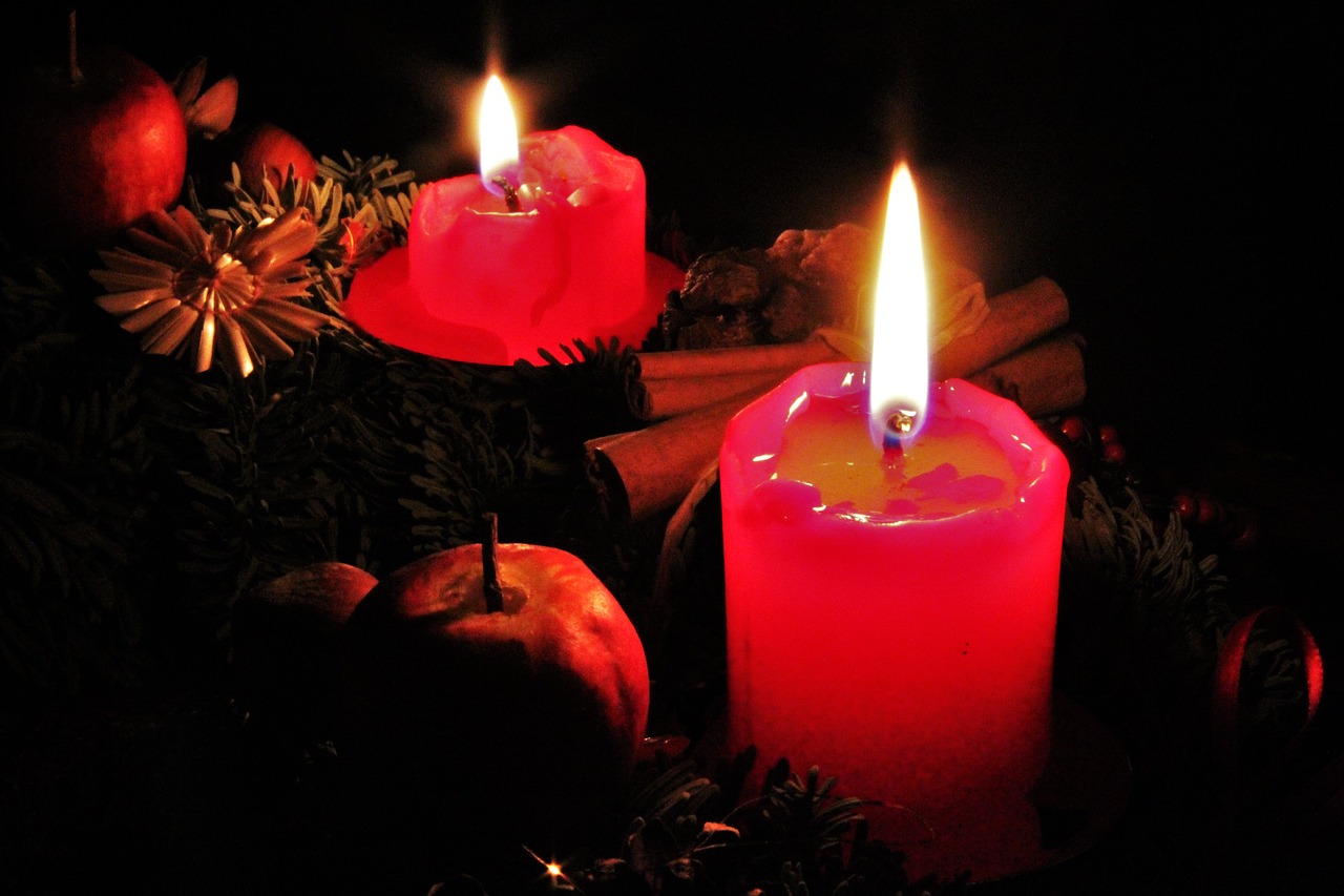 Image - second advent red candles