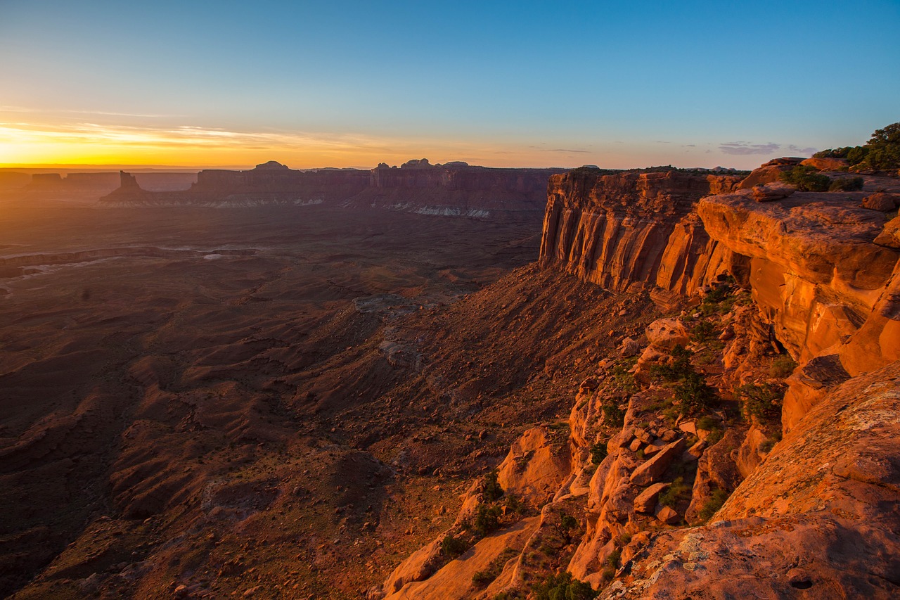Image - sunset canyonlands utah landscape