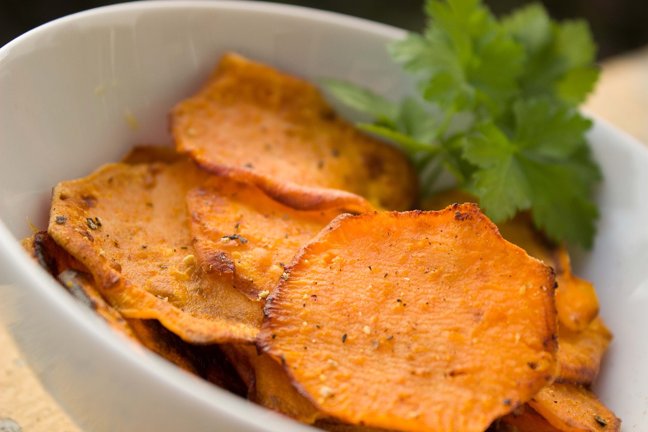 Image - yam chips potato sweet potato chips