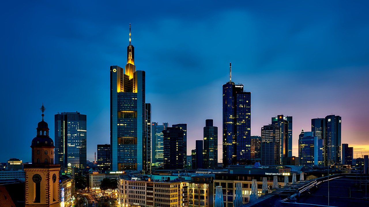 Image - frankfurt germany panorama city