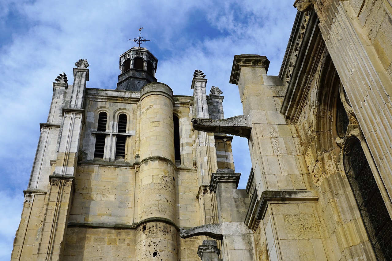 Image - church le havre france sky facade