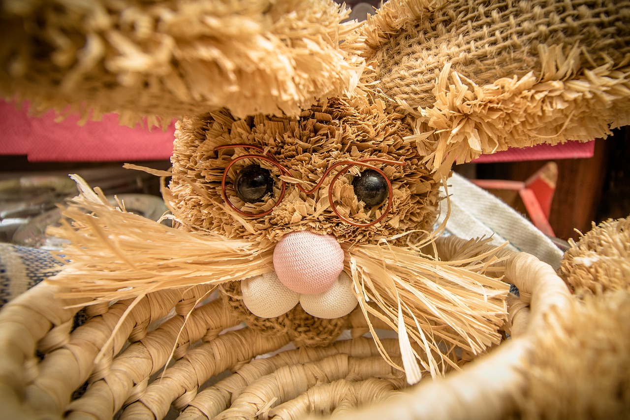 Image - easter easter bunny basket straw