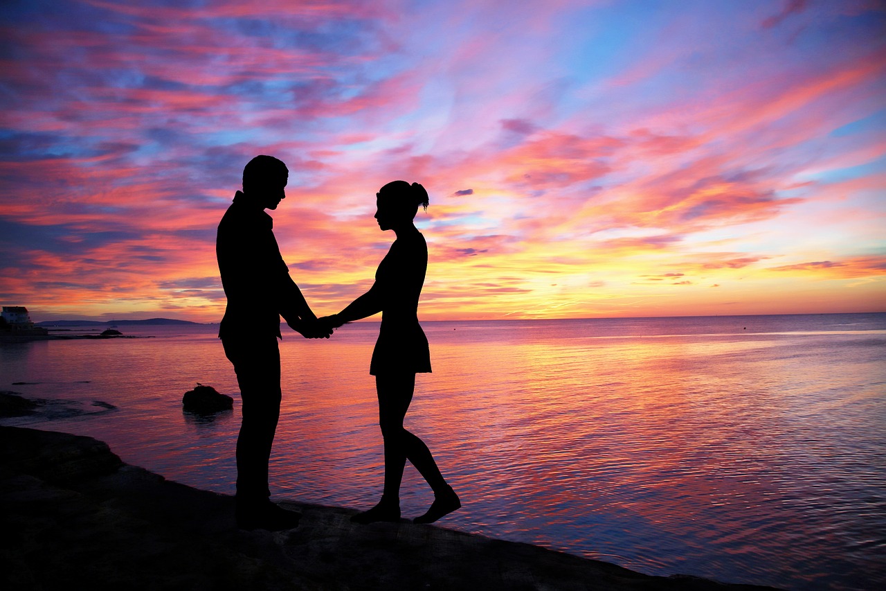 Image - couple love sky color people love