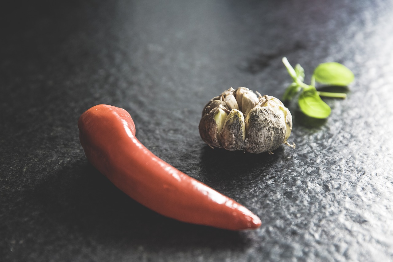 Image - vegetables garlic basil paprika