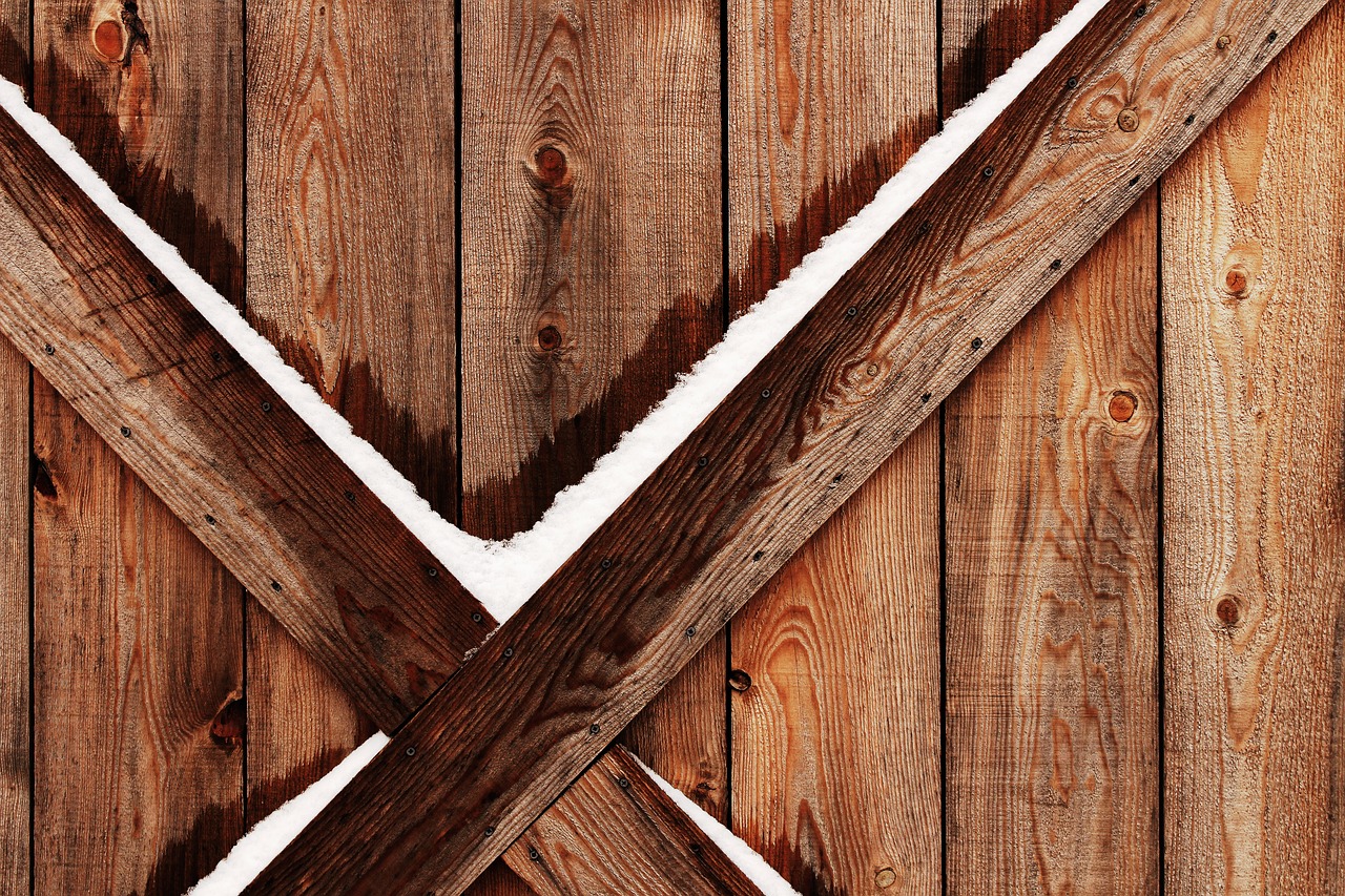 Image - barn wood winter snow texture